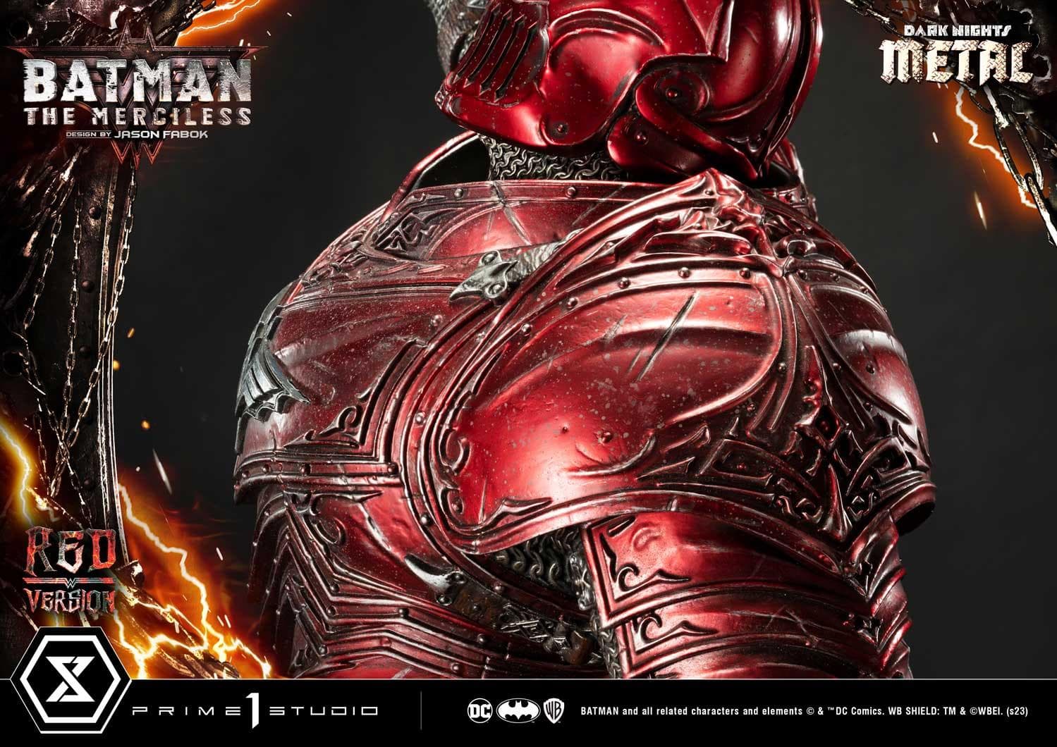 Batman The Merciless (Version Red) - Museum Masterline - Vue 38