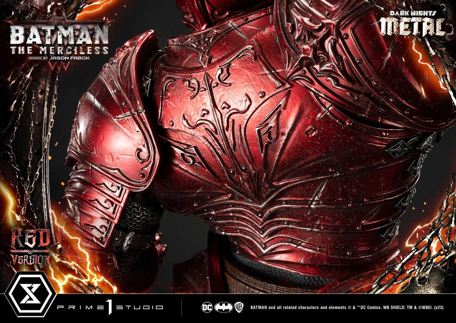 Batman The Merciless (Version Red) - Museum Masterline - Vue 40