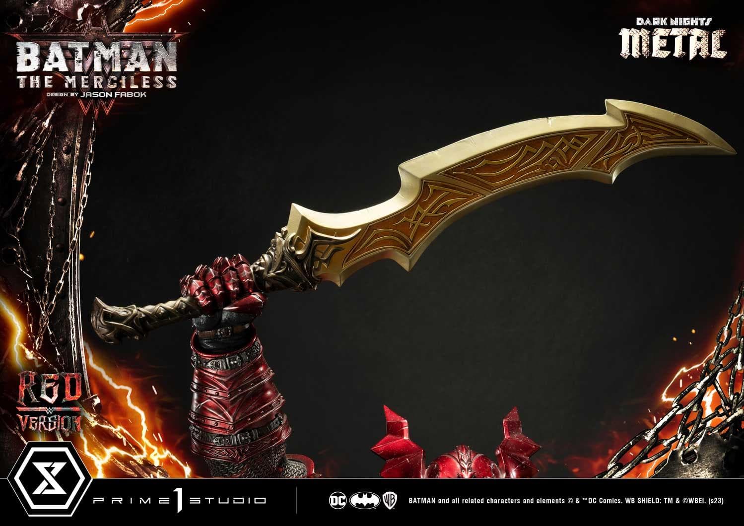 Batman The Merciless (Version Red) - Museum Masterline - Vue 41