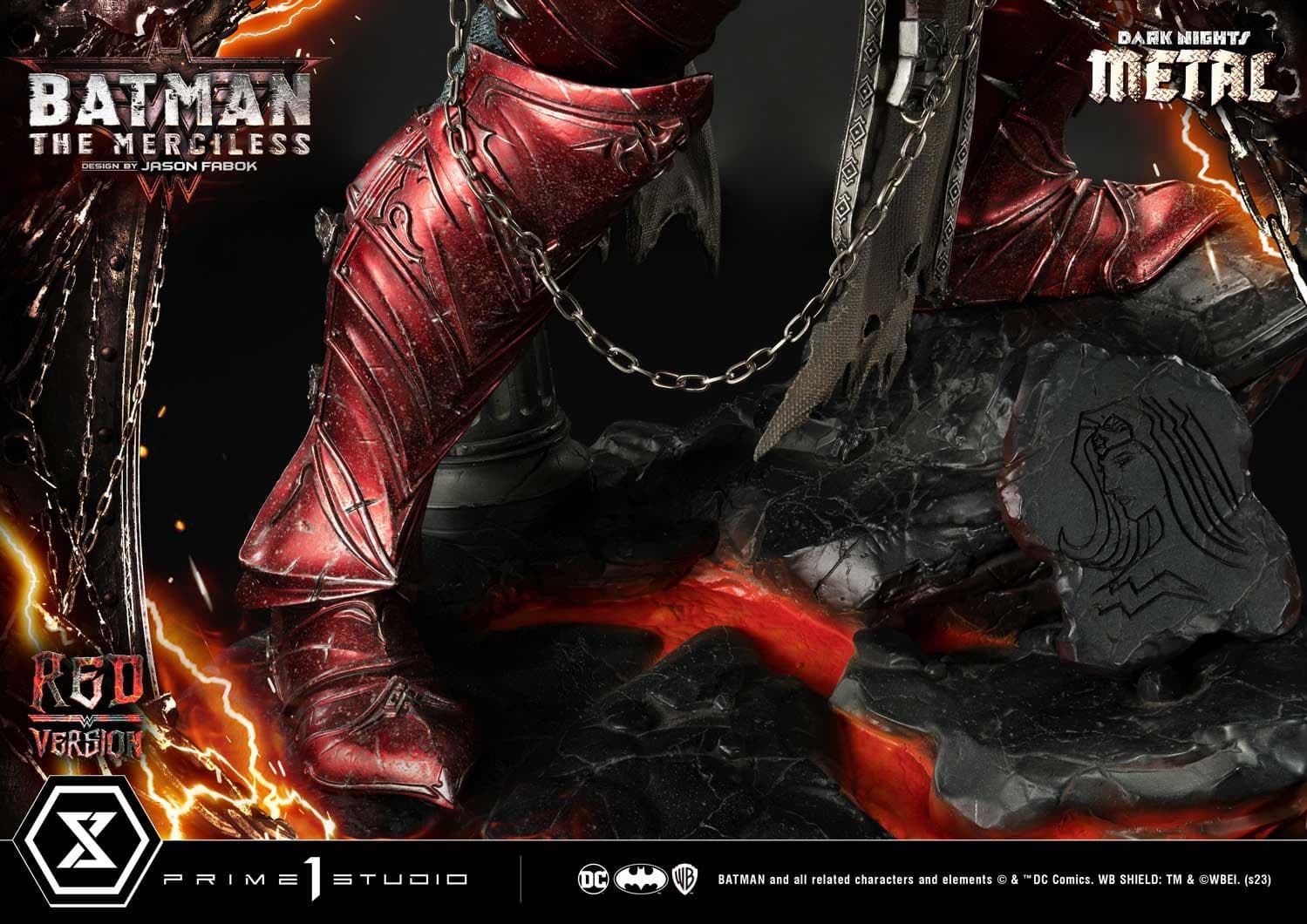 Batman The Merciless (Version Red) - Museum Masterline - Vue 43