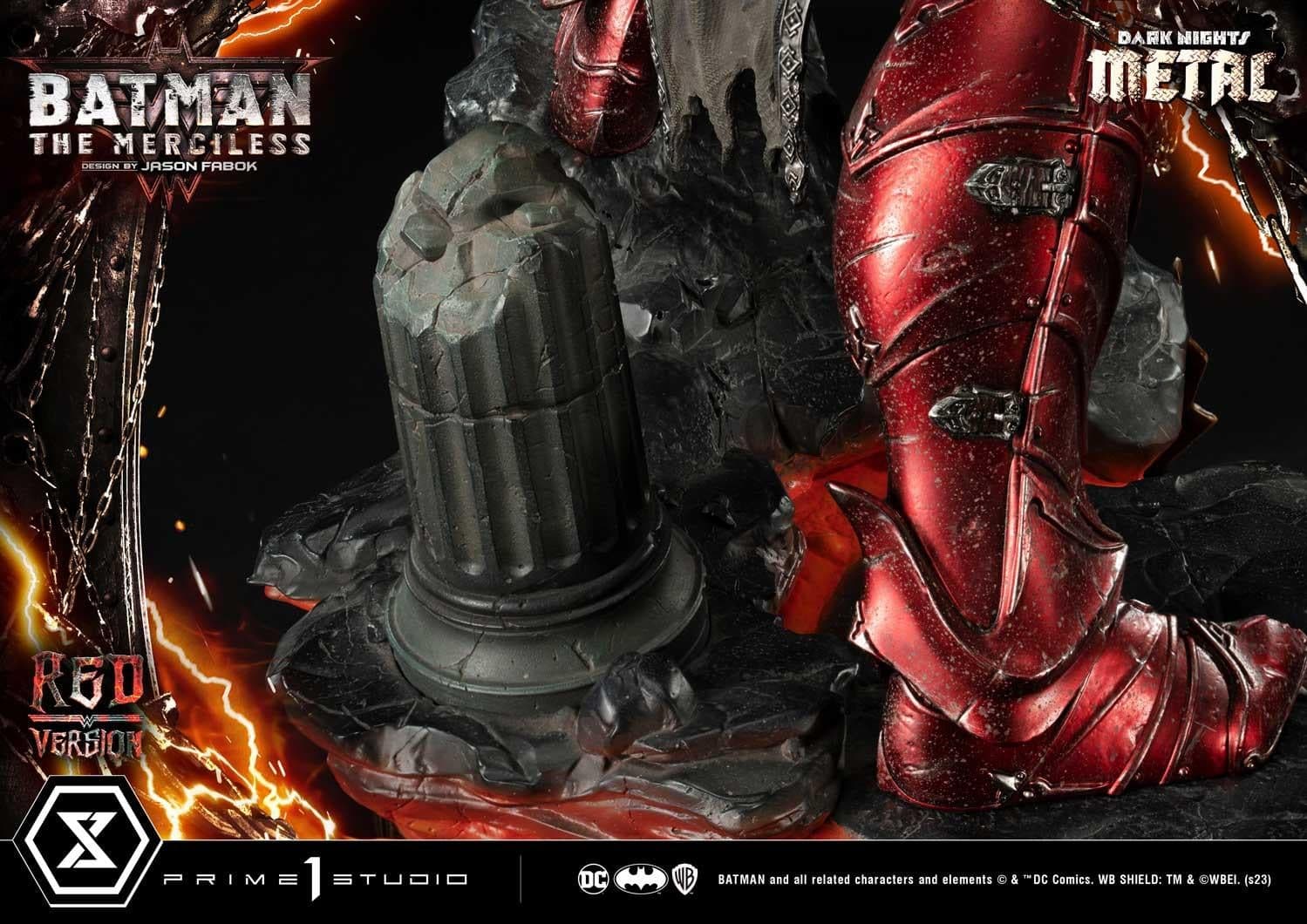 Batman The Merciless (Version Red) - Museum Masterline - Vue 44