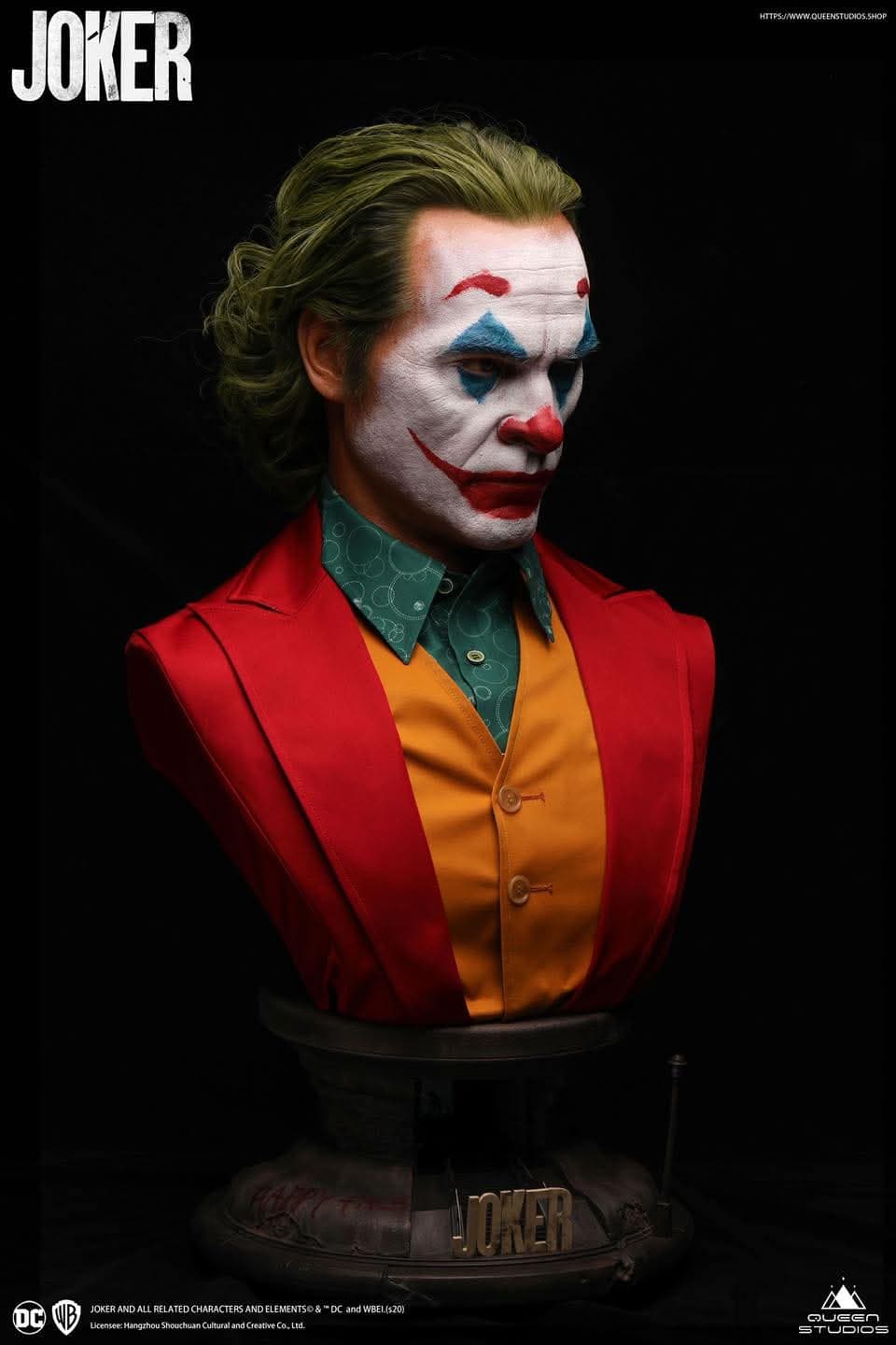 The Joker Joaquin Pheonix - Bust 1/1 - Vue 4