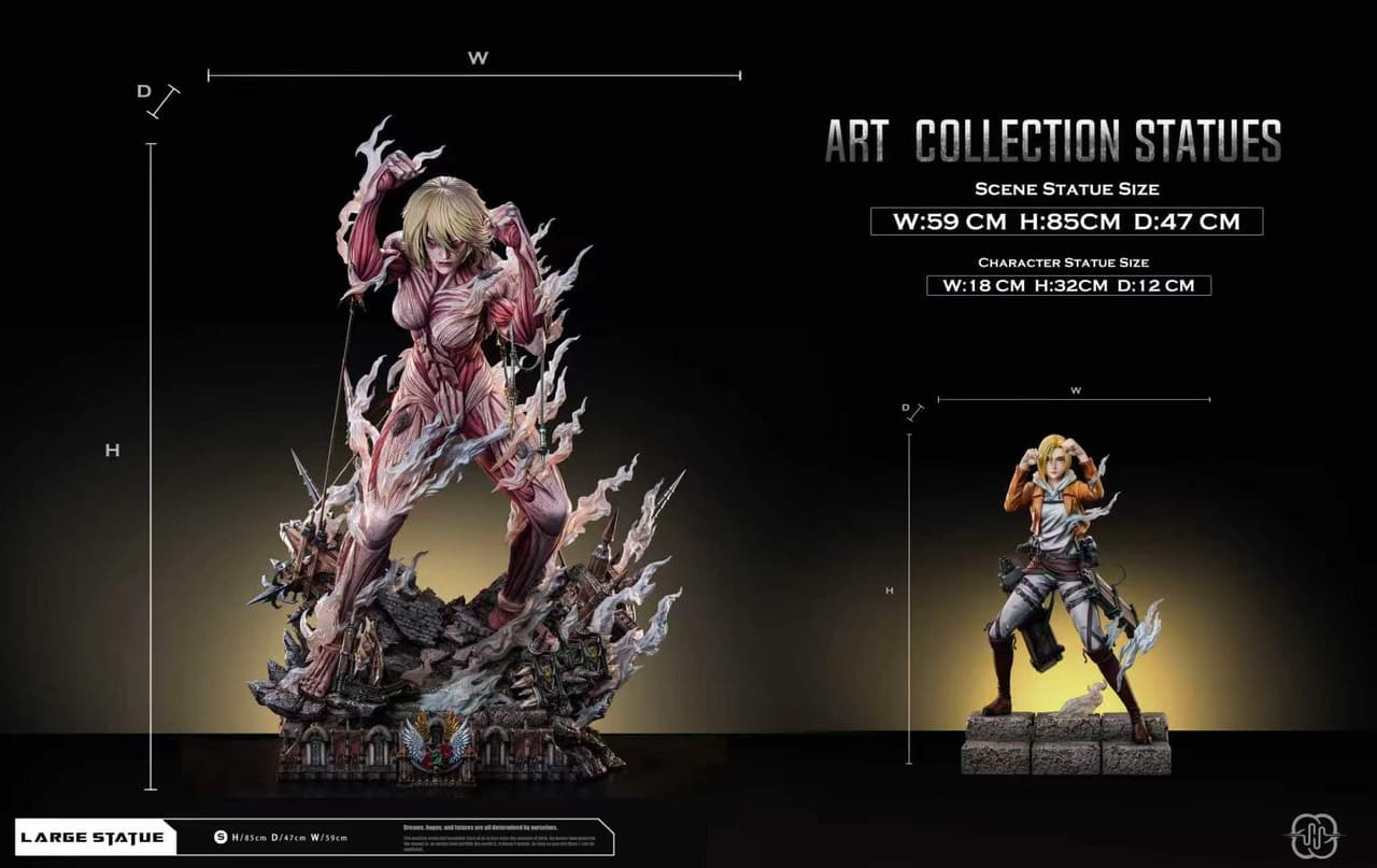 Annie Leonhart & Female Titan (Version EX) - Vue 3