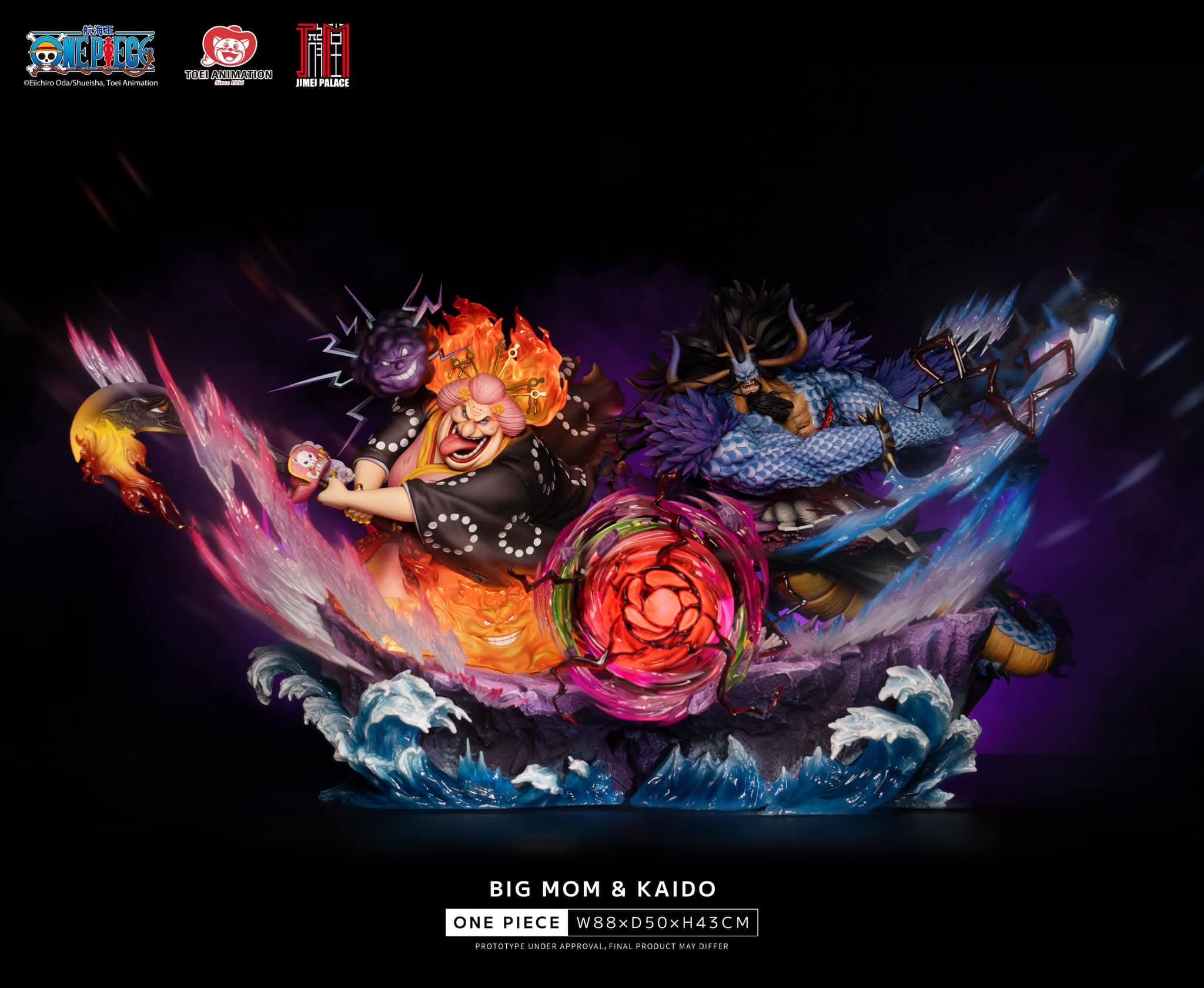 Big mom et Kaido (Version Battle Damage With Haki) - Vue 2