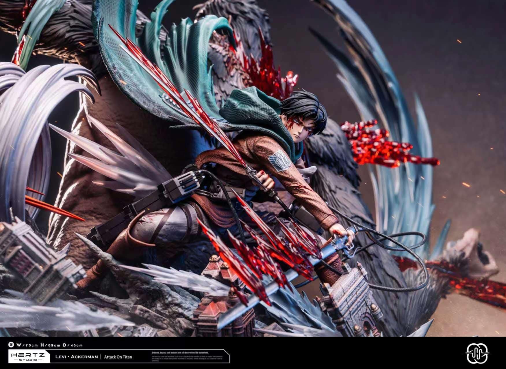 Levi VS Beast Titan - Vue 6