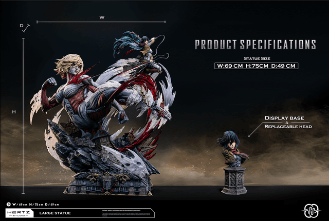 Mikasa VS Female Titan - Vue 8