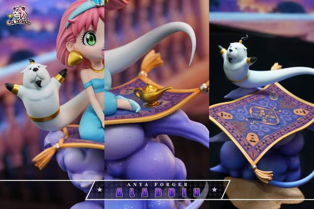 Anya cos Aladdin's Lamp (Version Pink hair + white Bond) - Vue 4