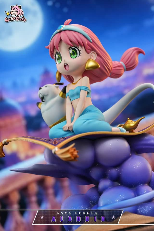 Anya cos Aladdin's Lamp (Version Pink hair + white Bond) - Vue 5