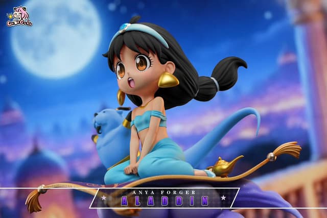 Anya cos Aladdin's Lamp (Black Hair + Blue Bond) - Vue 3