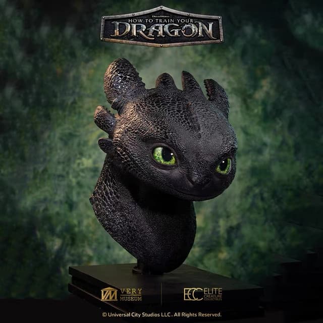 Toothless/Krokmou - Bust 1/1 - Vue 2