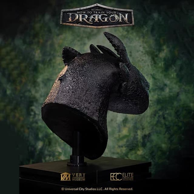 Toothless/Krokmou - Bust 1/1 - Vue 3