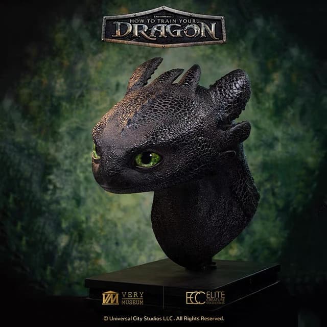Toothless/Krokmou - Bust 1/1 - Vue 5