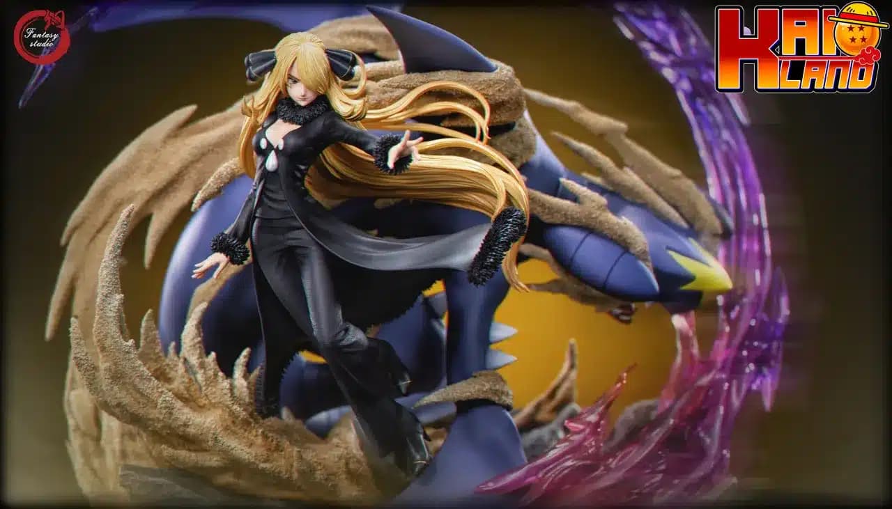 Cynthia x Garchomp - Vue 2