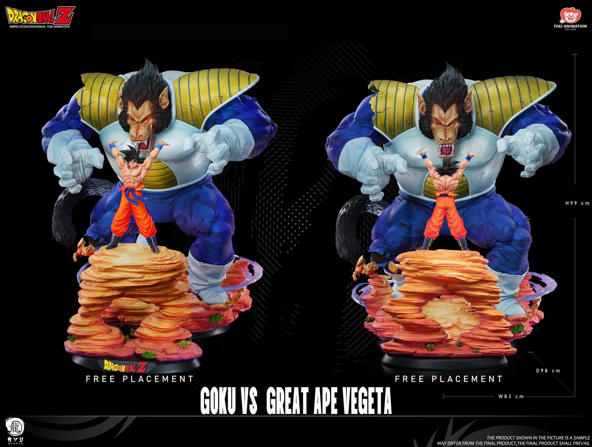 Goku VS Grand singe Vegeta - Extra Large Series - Vue 2