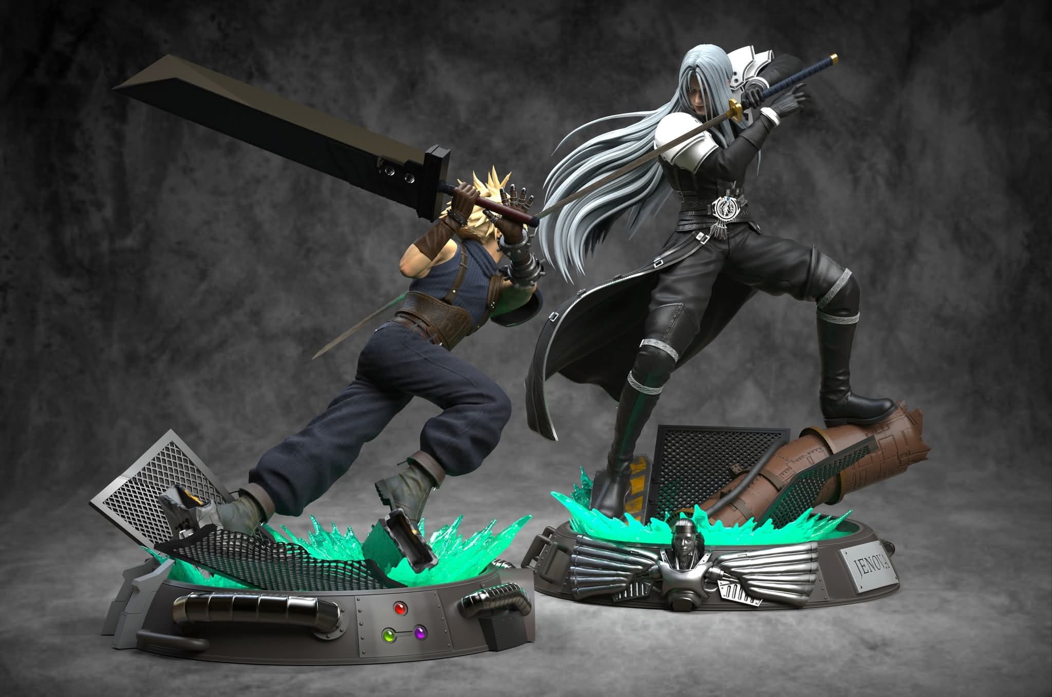Sephiroth  et cloud - Vue 4