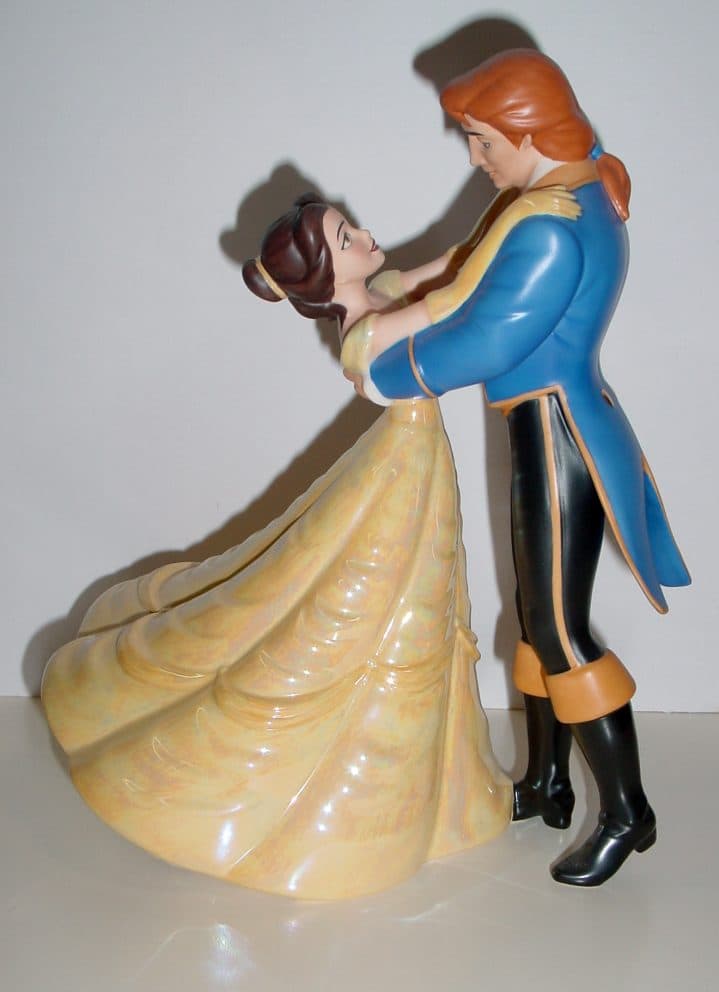 WDCC Beauty and the Beast- Belle & prince - Vue 2