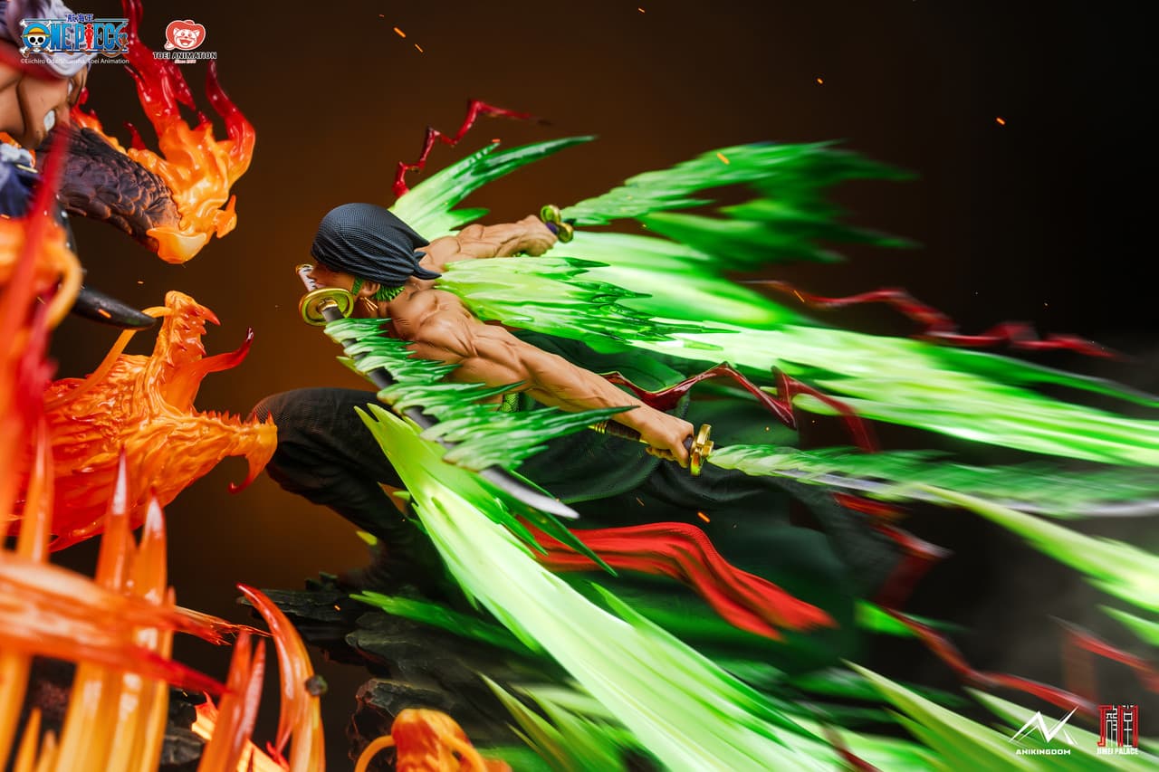 Jimei Palace Roronoa Zoro VS King Licensed - Vue 3