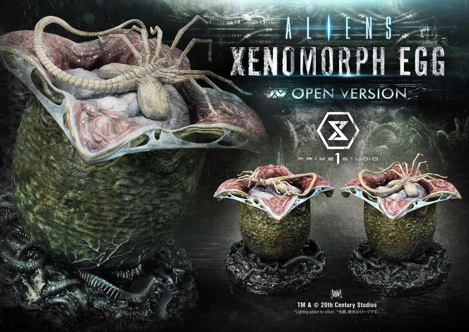 Xenomorph Egg (Version ouverte) - Premium Masterline