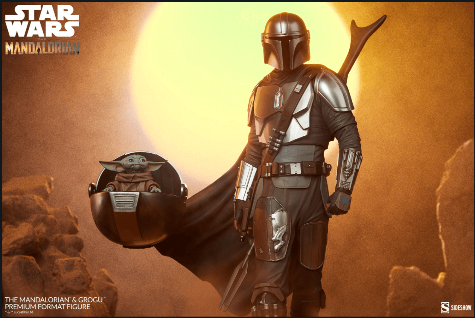 the mandalorian and gorge - premium format