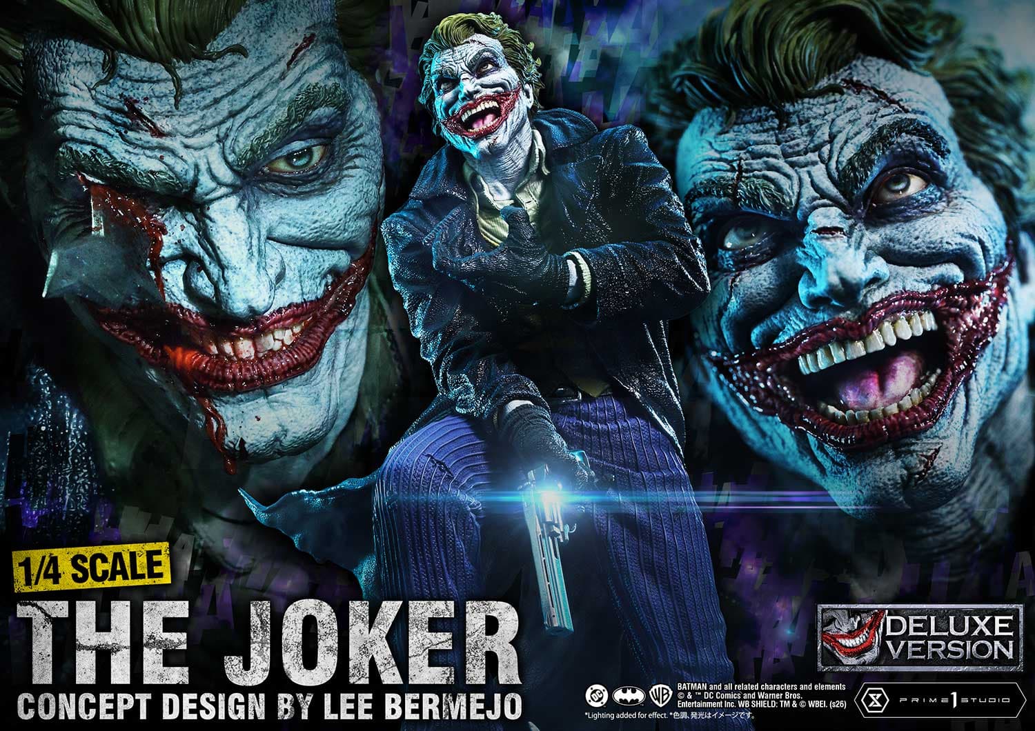The Joker Design by Lee Bermejo (Version Deluxe Bonus) - Ultimate Premium Masterline
