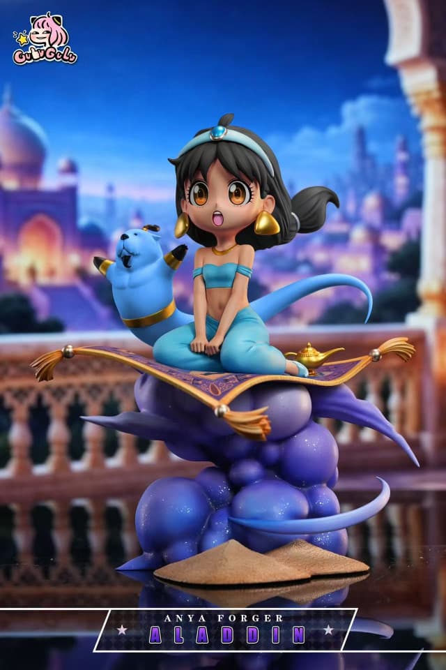 Anya cos Aladdin's Lamp (Black Hair + Blue Bond)